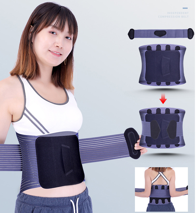 Wholesale Breathable Ultra Thin Fitness Waist Support Back Support Belt for Women