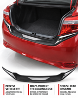 Protection de pare-chocs arrière en ABS de haute qualité PONYAN pour Toyota Vios 2013-ON avec garniture chromée pour coffre arrière