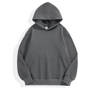 Sudadera con capucha negra para hombre con forro polar cálido de invierno 500 Gsm Soft Unisex Oversized Custom Essentials Hoodie - Product Image 5