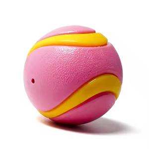Produttore di colori casuali all'ingrosso Ultra-durevole TPR giocattoli per cani da compagnia di piccole dimensioni <span class=keywords><strong>4</strong></span> cm di gomma elastica cigolante palla di addestramento animale - Product Image 4