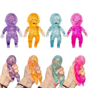 Poupée Bébé Natasha Mignonne et Douce de 14 cm, Remplie de Paillettes et de Sequins, Jouet Squishy à Remontée Lente, Extensible, Anti-Stress, en Maltose - Entrepôt USA - Product Image 2