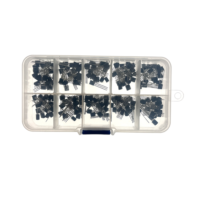 OKY0275-9 10 Values*20pcs BC337 BC327 2N2222 2N2907 2N3904 2N3906 S8050 S8550 A1015 C1815 Transistor Assortment Kit