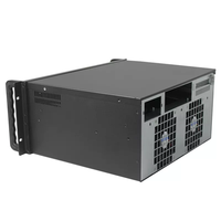 Casing Server Ultra Pendek Kedalaman 320mm 4U 12bay Hot Swap, Casing Komputer, Penyimpanan CCTV, Kompatibel ATX MATX ITX, Chassis Server