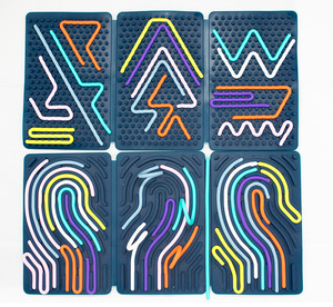 Nuevo Lanzamiento: Tablero de Actividades Sensoriales 2 en 1 con Rompecabezas de Letras Explosivas, Juguete Educativo de Silicona para Niños, Antiestrés - Product Image 6