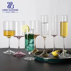 8 Unzen Garbo Glaswaren hand gefertigte Kristall Premium Cocktail Glas Stiel ware für Bar und Home Party mit Brille Becher für Champagner