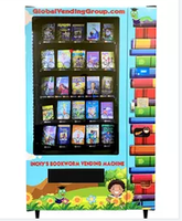 Distributeur automatique de livres JW Library School, mini distributeur automatique de livres avec écran tactile, lecteur de carte de crédit, aéroport, centre commercial
