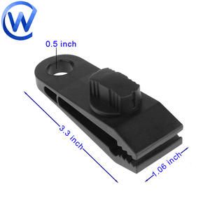 Clips de bâche réutilisables Attaches de verrouillage robustes Vis à oreilles pour bâche Clips d'arrimage pour bâche de camping Clips de <span class=keywords><strong>crocodile</strong></span> en plastique - Product Image 3
