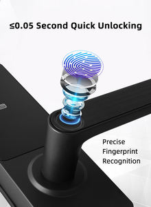 Clavier intelligent Tuya, serrure de porte électronique à empreintes digitales et mot de passe, haute sécurité pour la maison et le bureau - Product Image 5