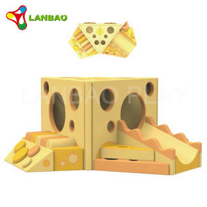 Nouveau style chaud fromage bulle style enfants softplay bébé aire de jeux ensemble équipement intérieur avec toboggan <span class=keywords><strong>piscine</strong></span> à balles - Product Image 3