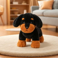 Boneka Anjing Mastiff Mongolia Super Lembut Mainan Plush Desain Shiba Inu Hadiah Ulang Tahun Pereda Stres Isi Kapas PP Kemasan Kantong OPP
