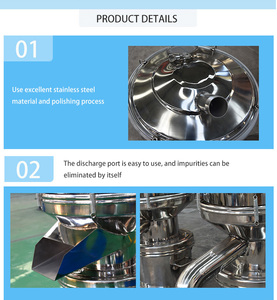 Nước ép trái cây sàng --- xianchen Vibro tách và lọc động cơ duy nhất cung cấp chế biến thực phẩm Thông tư dọc rung động cơ - Product Image 4