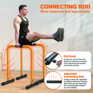 DP8224 Equipo de calistenia Heavy Duty Carga máxima 200kg Barra de inmersión de entrenamiento para entrenamiento de fuerza de gimnasio en casa - Product Image 5