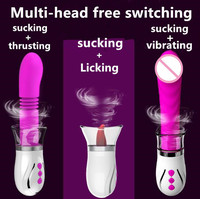 3 outils nouveau jouet sexuel pour femmes stimulateur de chatte clitoris vibrateur oral Lécher poussée sucer dames climax orgasme jouet