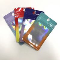 Mini sacs à zip-lock réutilisables imprimés sur mesure Sacs en mylar refermables anti-odeur en plastique BOPP PE quantité minimale de commande plastique PET 100pcs