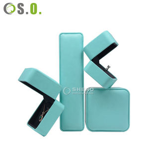 Custom Leather Luxury <b>Plastic</b> Jewelry <b>Display</b> Ring Bracelet Necklace Earrings <b>Box</b> Packaging - Product Image 3