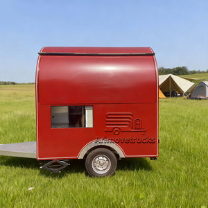 Tùy Chỉnh Độc Đáo Top End Fancy Cà Phê Boba Trà Mềm Lạnh Uống Milkshakes Kiosk Thực Phẩm Giỏ Hàng Với Hiển Thị Nhượng Bộ Cửa Sổ - Product Image 4