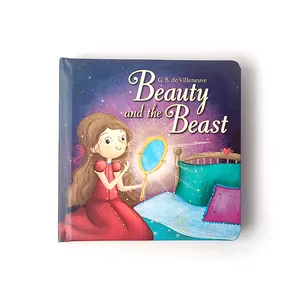 beauty and beast Baby stories hardcover book best christmas gift for kids board book customized children book for baby