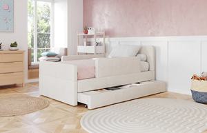 Cama Infantil con Barandilla de Diseño Moderno NOVA con Cajones de Almacenamiento, Cama Nido para Niños que se Convierte en Sofá Cama - Product Image 6