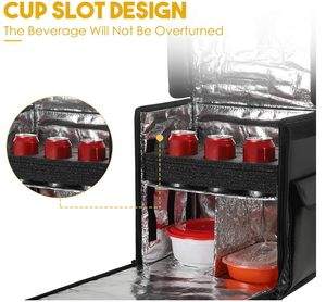 Bolsa térmica para conservar comida fría y caliente, Enfriador de almuerzo personalizado, reciclable - Product Image 5