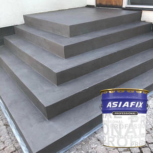 Enduit de finition <span class=keywords><strong>en</strong></span> béton pour façade de bâtiment commercial, imperméable, finition grise - Product Image 1