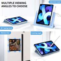 Étui magnétique détachable à trois volets rotatif à 720° pour iPad Pro 11 2024 en PU et acrylique, vente chaude directe usine