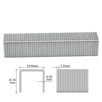 Clou d'agrafeuse en forme de U robuste, 10 pièces, 10.6x1.2mm, code de porte