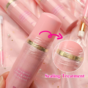 Tear Free and Vegan Friendly Private Label <strong>Lash</strong> <strong>Extension</strong> Foam <strong>Cleanser</strong> With Brushes <strong>Lash</strong> Bath Daily Eyelash Wash Shampoo - Product Image 3
