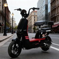Vélos électriques de ville en gros, cadres en acier au carbone, moteurs sans balais, freins à tambour, scooters électriques pour adultes, chinois, 48V intelligents