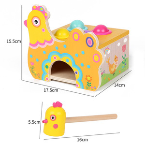 Jouets éducatifs Montessori portables multifonctionnels et colorés en forme d'animaux pour enfants d'âge préscolaire, vente en gros - Product Image 3