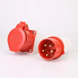 Compresor de aire de buceo de buena calidad, piezas de unión de cable rojo