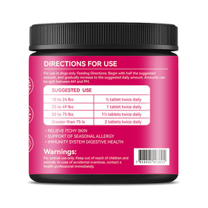 Alergia Probiótico Immue Soft Chews para perros de compañía Fomenta la levadura saludable y la función digestiva - Product Image 2