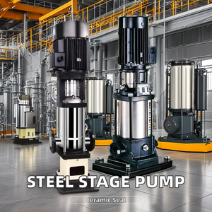 Pompe centrifuge submersible verticale multi-étages haute pression en acier inoxydable pour applications marines et d'assainissement, OEM, pour l'irrigation - Product Image 5