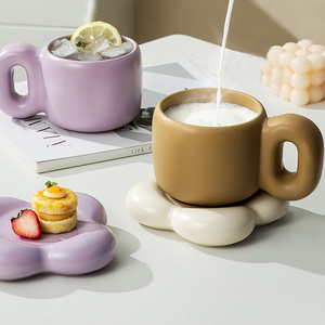 Taza de café de cerámica resistente a altas temperaturas de Color barato de alta calidad de nuevo diseño Harmony - Product Image 2