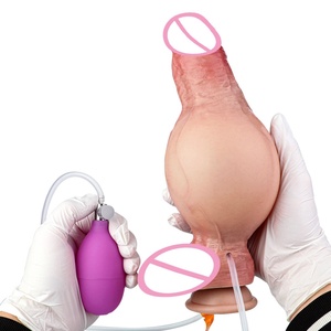 OX-ZS5008 Silicone Ejaculation <b>Dildo</b> Wholesale Inflatable Realistic Penis Female Masturbator Squirting <b>Dildo</b> Adult Sex Toys - Product Image 5