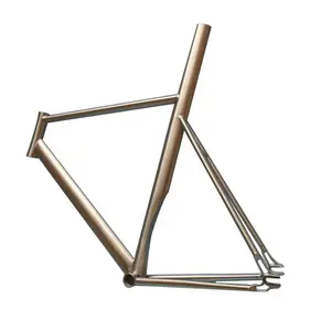 Titanium track bicycle frame fixed gear 700C frame factory sale