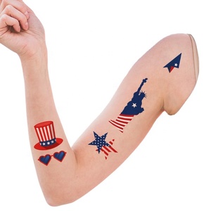 Autocollants de tatouage nouvellement conçus et personnalisés autocollants de tatouage de drapeau temporaire esthétiquement agréables - Product Image 2