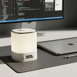 <b>Smart</b> Night <b>Light</b> With Time Display USB Led Warm White Color Changing For Bedroom Study Desk Use - Product Image 1