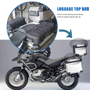 กระเป๋าหนังสำหรับ BMW R1200GS ผจญภัย R1250GS R 1250 <span class=keywords><strong>GS</strong></span> LC ADV สำหรับ <span class=keywords><strong>Benelli</strong></span> TRK 502 x กระเป๋าใส่ของบนมอเตอร์ไซค์ - Product Image 3