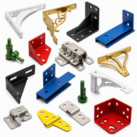 Support d'étagère décoratif en tôle estampée sur mesure, support d'étagère flottante coloré, fabrication OEM