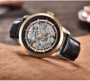 Reloj Mecánico de Hombre Pagani Esqueleto Automático, Reloj de Lujo para Caballero, Resistente al Agua, Estilo Ejecutivo - Product Image 6
