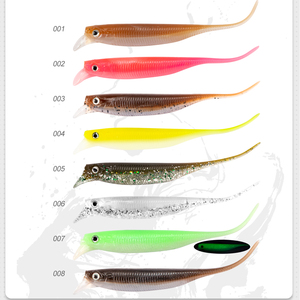 เหยื่อตก<span class=keywords><strong>ปลา</strong></span>แบบนิ่ม D1 OEM UV Soft Pasca ขนาด 80 มม. น้ำหนัก 2.5 กรัม หางเข็ม ตัวเหยื่อนิ่มแบบ Swimbait ตา 3 มิติ ผิวสัมผัสสมจริง สำหรับตก<span class=keywords><strong>ปลา</strong></span>แบสและ<span class=keywords><strong>ปลา</strong></span>ไพค์ - Product Image 5