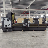 Tour horizontal CNC robuste Yade CW62125*3000 avec roulement de 3 mètres 6 #   Mandrin à 4 stations d'outils, vitesse du mandrin de 5,4 à 720 tr/min