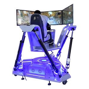 Cabina de Carreras Profesional de 6 Grados de Libertad con Movimiento Completo, Pantalla Triple y Asiento Individual para Arcade Comercial y Esports - Product Image 1