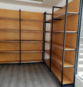 Estanterías Metálicas Perforadas de Doble Cara para Supermercados, Góndolas de Alta Resistencia, Exhibidores de Comestibles con Respaldo Ajustable y Montaje Rápido - Product Image 4