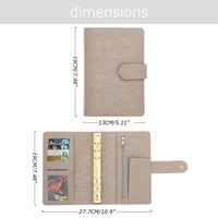 Yihe Best Selling 27 Colored A6 Saffiano Epi Leather A6 Carpeta de anillas como planificador mensual/semanal/Diario con Fly Leaf disponible