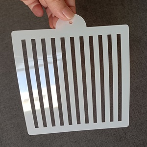 Trung Quốc Bán Buôn Cắt Laser Cấp Thực Phẩm Lớn Tùy Chỉnh Làm Cho Cookie Trang Trí Bánh Stencils - Product Image 2