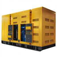 Générateur diesel industriel conteneurisé 1000 kW, silencieux, 1500/1800 tr/min, ATS, télécommande, unité d'alimentation d'urgence temporaire