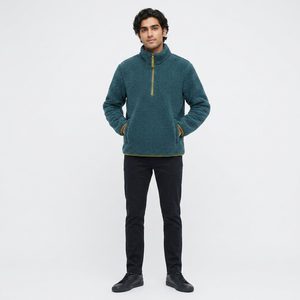 Wholesale Custom Logo Brown <b>Long</b> Sleeve Windproof Front Adult <b>Men</b> Full Zip up Canvas Stand Collar Vintage <b>Jacket</b> - Product Image 1