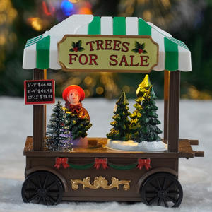 ร้านขายขนมสายไหมคริสต์มาส พร้อมฟังก์ชั่นหมุน และไฟ LED ของตกแต่งคริสต์มาส 2025 - Product Image 6