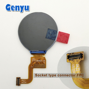 Màn Hình Lcd Tròn 1.3 Inch 1.28 Inch 4Spi <span class=keywords><strong>Tft</strong></span> Cho Đồng Hồ Thông Minh Circle 1.3 <span class=keywords><strong>Tft</strong></span> Lcd 240X240Dots Ips Gc9A01 14Pin Zip Fpc - Product Image 3